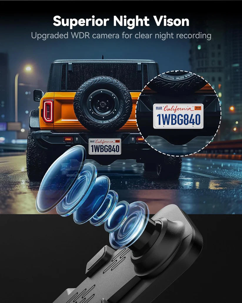 WolfBox 4K Mirror Dash Cam