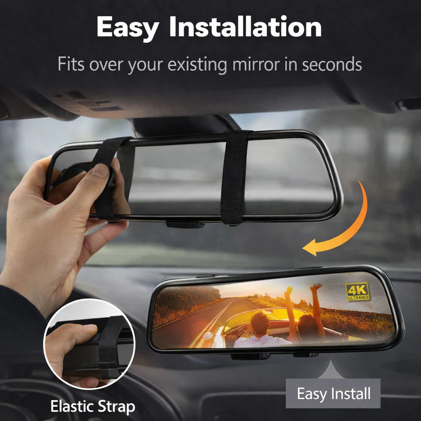 WolfBox 4K Mirror Dash Cam